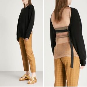 Dries Van Noten backless cashmere sweater